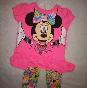 Minnie Mouse Tie dye set